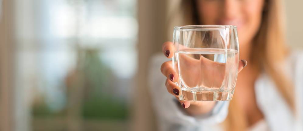 acqua pura direttamente dal rubinetto di casa