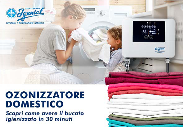 Ozonizzatore domestico per la lavatrice